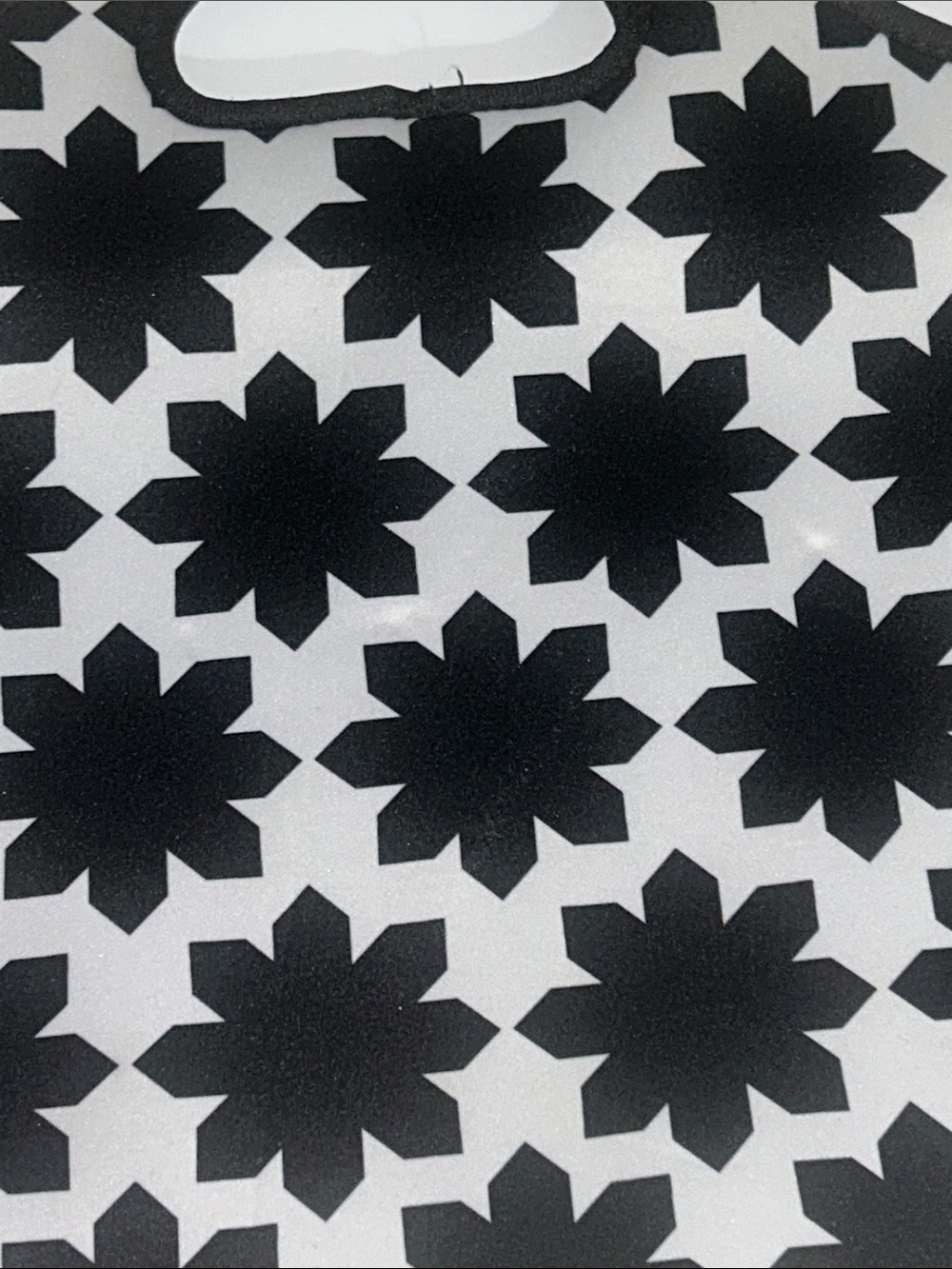 Macbeth Collection by Margaret Josephs Black and White Floral Tote - Picture 5 of 8
